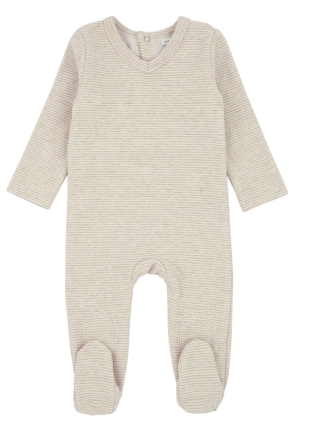 RA & DA BRUSHED RIBBED FOOTIE (3M-18M)
