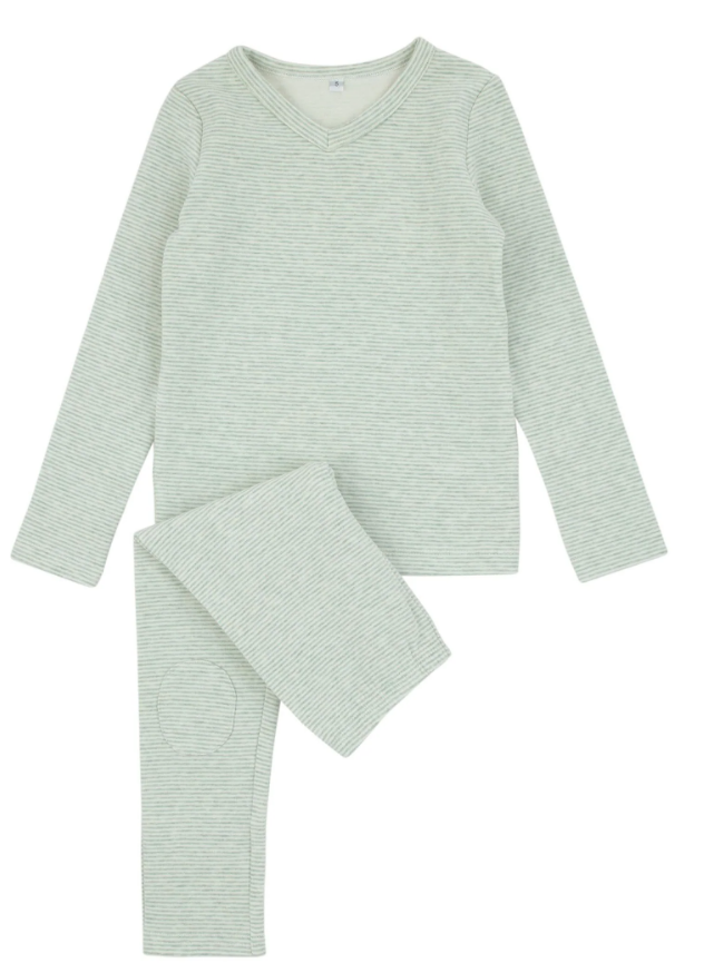RA & DA BRUSHED RIBBED PAJAMAS (18M-12Y)