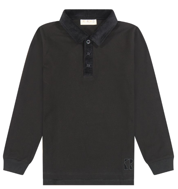 RETRO KID BOYS POLO W/CORD COLLAR (3-16Y)
