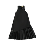 RETRO KID EMERY SLANTED TIER COLLAR MAXI DRESS (9-18Y)