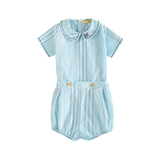 RETRO KID ALFIE BABY BOY BUTTON UP SET (9M-24M)