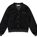RETRO KID VINCE VELVET SNAP CARDIGAN (2-10Y)