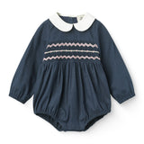 COPENHAGEN SMOCK EMB ROMPER (9M-2Y)