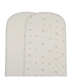 LILETTE ROSEBUD BASSINET 2PACK SHEETS (OS)