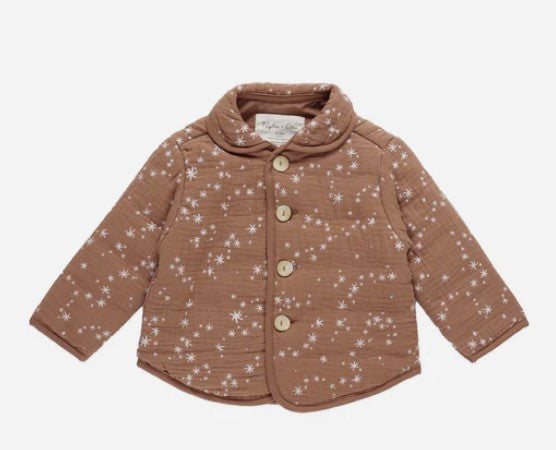 RYLEE AND CRU QUILTED COLLARED COAT(12-18M-2-3Y)