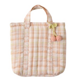 RYLEE & CRU QUILTED PLAID BAG (OS)