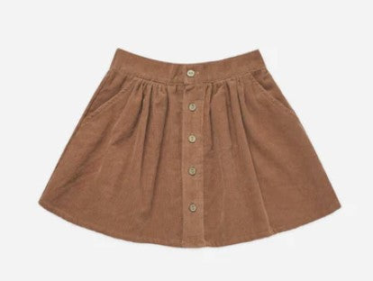 RYLEE AND CRU BUTTON FRONT MINI SKIRT (2-3Y-10-12Y)
