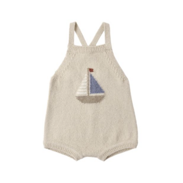 RYLEE & CRU FISHER ROMPER (6M-24M) - Klade Children's Boutique