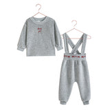 RETRO KID REESE BABY GIRL OVERALLS SET (12M-3Y)