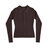 SOIR LYLA COLLARED SWEATER (XXS-XL)