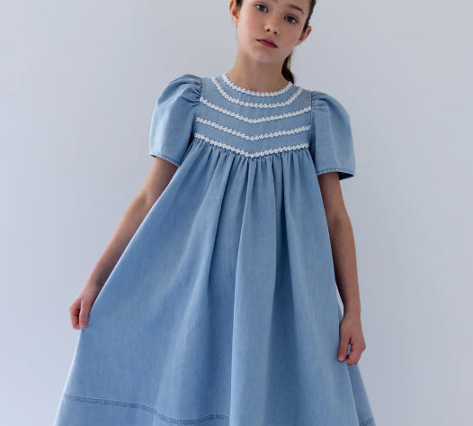 STEPH DAISY CHAIN DRESS (3-12Y) - Klade Children's Boutique