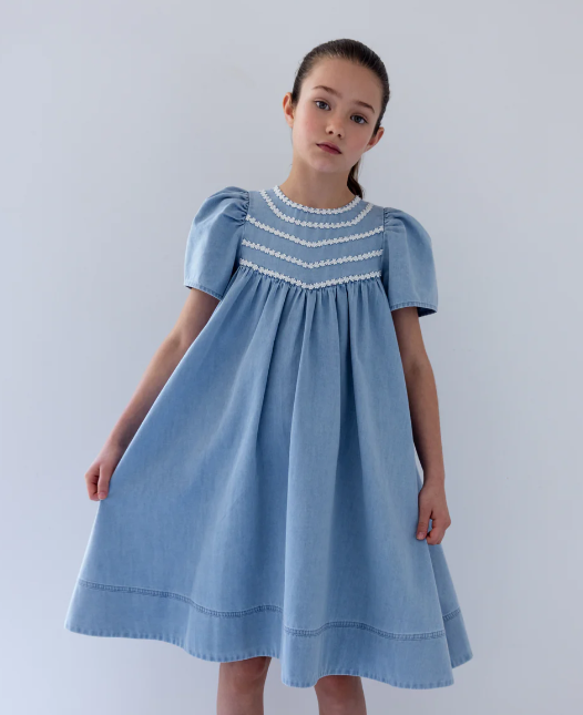 STEPH DAISY CHAIN DRESS (3-12Y) - Klade Children's Boutique