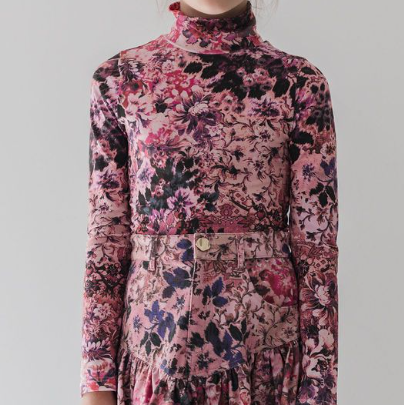 STEPH FLORAL PRINT JERSEY TOP (12-18Y)