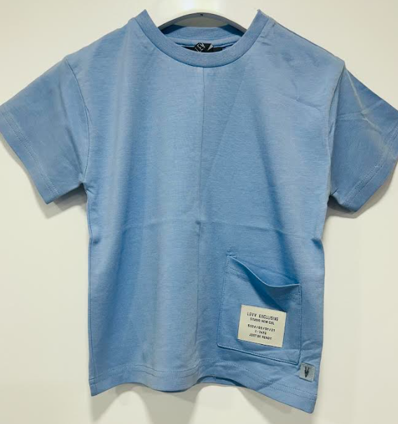 STYLE LABEL LITTLE BOYS SS LEVV TOP (2-8Y)