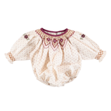 BEBE ORGANIC SCARLET ROMPER (12M-24M)