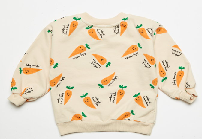 WEEKEND HOUSE CARROT BBY SWEAT(12M-24M)