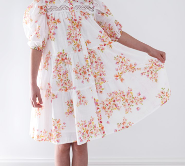 PETITE AMALIE DITSY PRINT SHIRT DRESS (4-18Y) - Klade Children's Boutique