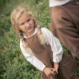 LITTLE TEMPEST SLVLS WOOL PINAFORE DRESS(2-12Y)
