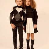 LITTLE PARNI BOYS ARGYLE SWEATER (2-16Y)