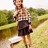 LITTLE PARNI FRENCH TERRY SKIRT (3-16Y)