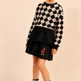 LITTLE PARNI FRENCH TERRY SKIRT (3-16Y)