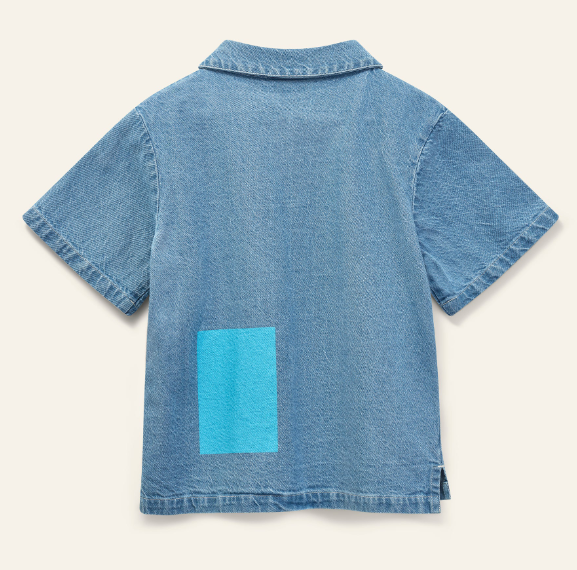 WYNKEN KITE BLOCK JEAN SHIRT (2-6Y)