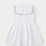 BENE BENE MARINE COLLAR DRESS (3-8T)