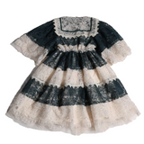 TIA CIBANI FRIDA PATCHWORK SAILOR FROCK (2-16Y)
