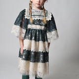 TIA CIBANI FRIDA PATCHWORK SAILOR FROCK (2-16Y)