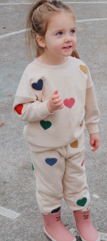KONGES SLOJD LOU TERRY SWEAT 2PC SET (9M-2Y)