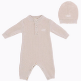 ELISABETTA FRANCHI ONESIE W/ HAT (3M-6M) - Klade Children's Boutique