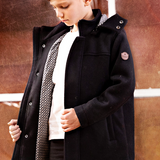 DENALI WOOL HOODED COAT (4-14Y)