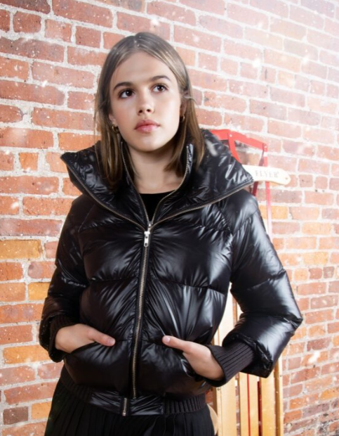 ELLABEE TEENS DOUBLE ZIP BOMBER (14-22Y)