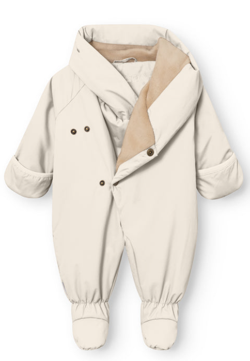 MINIATURE FLEECE LINED PRAMSUIT(1M-3M)