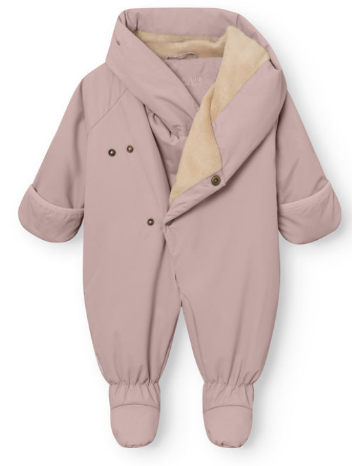 MINIATURE FLEECE LINED PRAMSUIT(1M-3M)