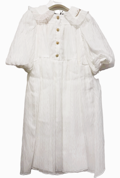 MIMISOL EMBOSSED MAXI DRESS (5-16A)