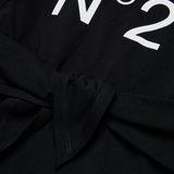 N21 SS LOGO TSHIRT TIE WAIST DRESS (4-10Y)