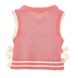 PHILOSOPHY KNIT VEST WITH BOWS (10-14A)