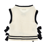 PHILOSOPHY KNIT VEST WITH BOWS (10-14A)