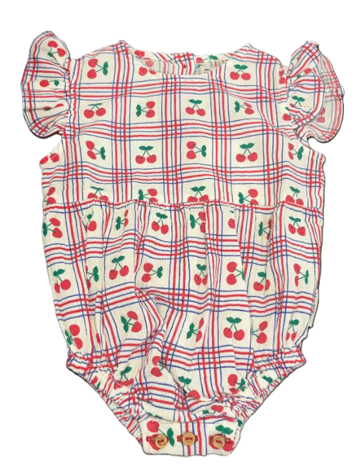 PIUPIUCHICK SLEEVELESS BABY ROMPER (6M-24M)