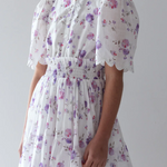 PETITE AMALIE FLORAL SHIRRED WAIST DRESS(10-18Y) - Klade Children's Boutique