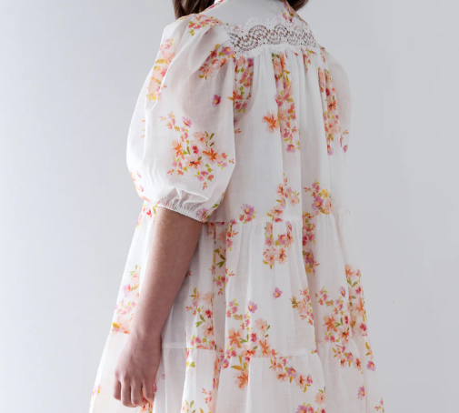 PETITE AMALIE DITSY PRINT SHIRT DRESS (4-18Y) - Klade Children's Boutique