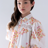 PETITE AMALIE DITSY PRINT SHIRT DRESS (4-18Y) - Klade Children's Boutique