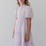 PETITE AMALIE LACE SHIRT DRESS (10-18Y) - Klade Children's Boutique