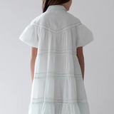 PETITE AMALIE LACE HEM SHIRT DRESS (4-18Y)