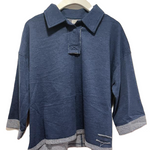 LUNA MAE GWEN CROPPED COLLAR TOP (XS-XL) - Klade Children's Boutique