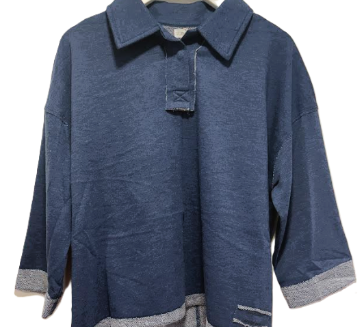 LUNA MAE GWEN CROPPED COLLAR TOP (XS-XL) - Klade Children's Boutique