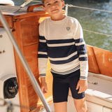 MOTU NEILL STRIPE LS SWEATER (2-16Y)