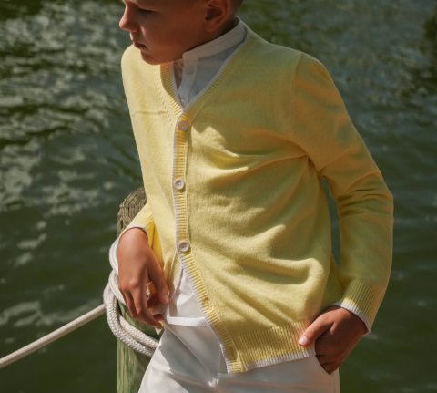 MOTU ZANE STITCH CARDIGAN (2-16Y) - Klade Children's Boutique