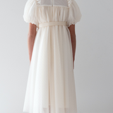 PETITE AMALIE VINTAGE DOILY LACE TULLE DRESS (3-14Y)